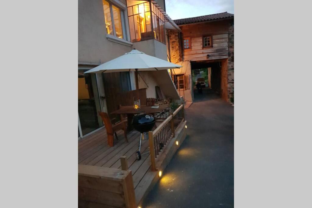 L'Idyllique - Studio Prive Sous Maison Saint-Didier-sur-Beaujeu Bagian luar foto