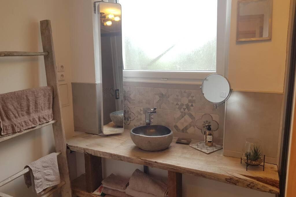 L'Idyllique - Studio Prive Sous Maison Saint-Didier-sur-Beaujeu Bagian luar foto